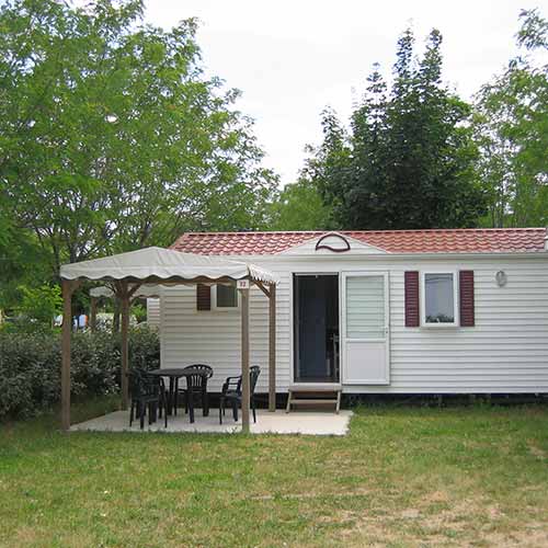 mobil home pour 4 personnes proche de Joyeuse en Ardèche